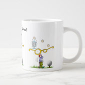 Grande Tasse Les golfeurs Mug, Oh je vais là ! (Droite)