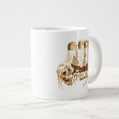 Grande Tasse Les Goonies Pirate Ship Aquarelle Graphique (Devant droit)