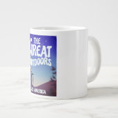 Grande Tasse Les Grands Espaces. (Devant droit)