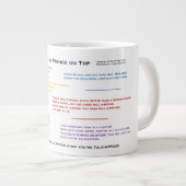 Grande Tasse Les jeunes avec la frange en haut (Devant droit)