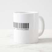 Grande Tasse Les Moms Sont Un Code-Barres Inestimable (Devant droit)
