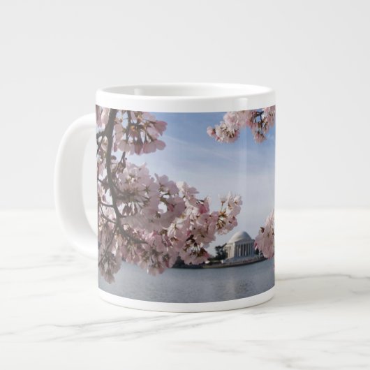 Grande Tasse Les monuments | Jefferson Memorial Cherry Blossoms (Devant gauche)