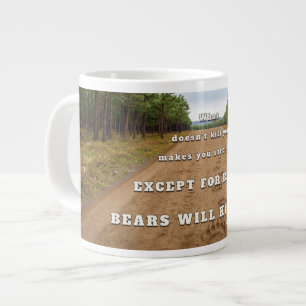 Grande Tasse Les ours de SlipperyJoe vous tueront empreintes de