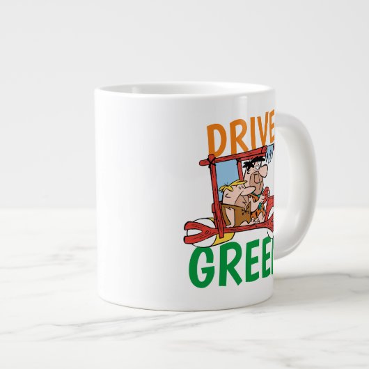 Grande Tasse Les Pierrafeu | Fred & Barney - Drive Green (Devant droit)