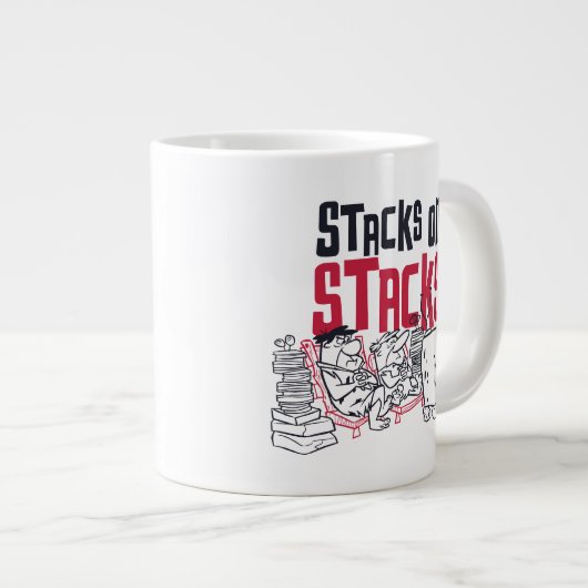 Grande Tasse Les Pierrafeu | Fred & Barney - Stacks on Stacks (Devant droit)