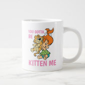 Grande Tasse Les Pierrafeu | Galets et son tigre (Droite)