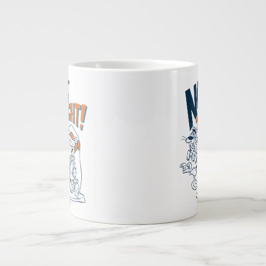 Grande Tasse Les Pierrafeu | Pas ce soir ! (Devant)