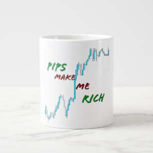 Grande Tasse Les piquets me rendent riche