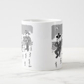 Grande Tasse Les pirates jardinent à l'aide d'une jambe en bois (Devant)
