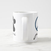 Grande Tasse Les Pistes de l'amour de la paix (Dos)