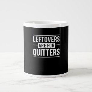 Grande Tasse Les Restes Sont Pour Quitters Thanksgiving Drôle Q