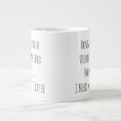 Grande Tasse Les roses sont des Violettes Bleues sont Rouges Oh (Devant)