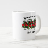 Grande Tasse Les Tomates Amusantes Sont Mes Mates De Sol (Devant droit)