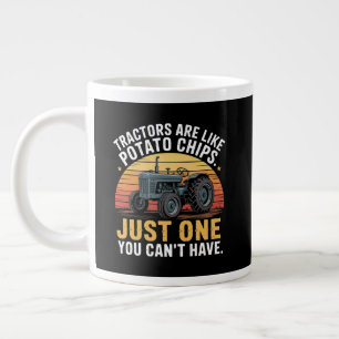 Grande Tasse Les tracteurs sont comme des chips