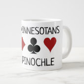 Grande Tasse Les vrais "gens" jouent Pinochle (Devant droit)