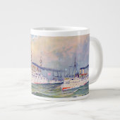 Grande Tasse "L'escadron blanc" United States Navy, 1893 (Devant droit)