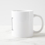 GRANDE TASSE LETTRE INITIALE GRECQUE CHIC MOYENNE (Droite)