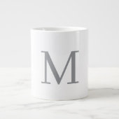 GRANDE TASSE LETTRE INITIALE GRECQUE CHIC MOYENNE (Devant)