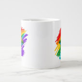 Grande Tasse Lèvres arc-en-ciel (Devant)