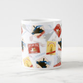 Grande Tasse L'Express polaire | Motif d'autocollant rétro (Devant)