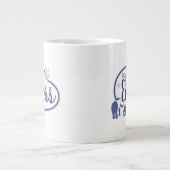 Grande Tasse L'Express polaire | Ours polaires Retro Graphisme (Devant)