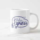 Grande Tasse L'Express polaire | Ours polaires Retro Graphisme (Droite)