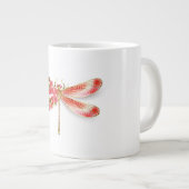 Grande Tasse libellule de fleurs avec sakura de bijoux (Devant droit)