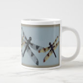 Grande Tasse Libellules avec jaune/bleu/brun (Droite)
