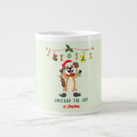 Libérez La Joie De Noël Chien