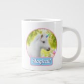 Grande Tasse Licorne Poney Blanc (Droite)