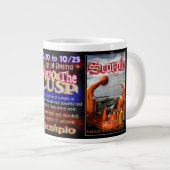 Grande Tasse Licorpio - tranchant de zodiaque de Scorpion de (Devant droit)