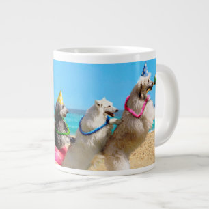 Grande Tasse Ligne Conga pour la fête des chiens