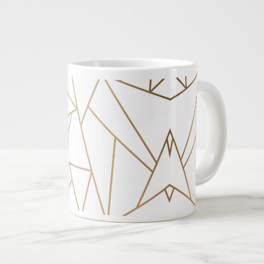 Grande Tasse Lignes complexes (Devant droit)