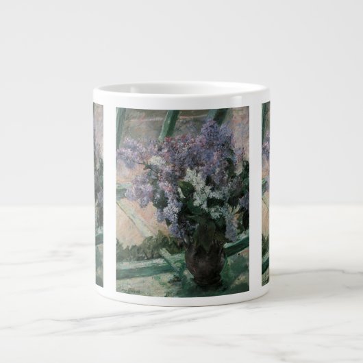 Grande Tasse Lilacs dans une fenêtre par Mary Cassatt, Art Vint (Devant)