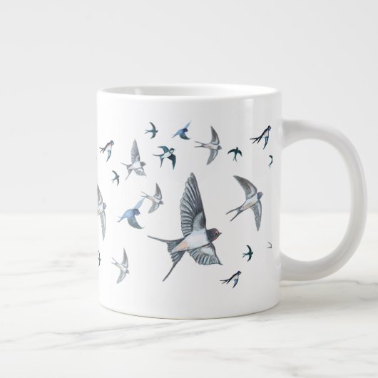 Grande Tasse L'Illustration De L'Avalière Volante (Droite)