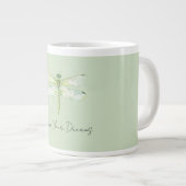 Grande Tasse Lime Green Dragonfly (Devant droit)