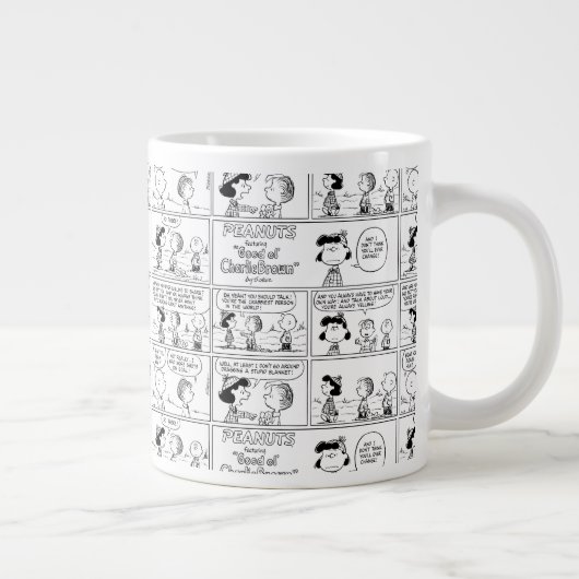 Grande Tasse Linus raconte Lucy Elle est Crabby (Droite)