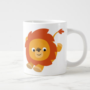 Grande Tasse Lion caricature Perky