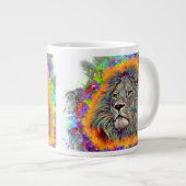Grande Tasse Lion coloré (Devant droit)