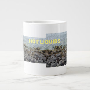 Grande Tasse LIQUIDES CHAUDS en bord de mer