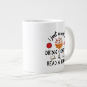 Grande Tasse Lire Livre Et Boire Café (Devant droit)