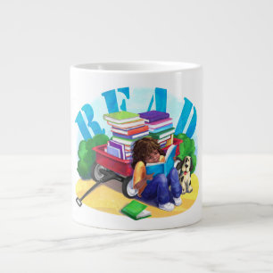 Grande Tasse LIRE Livre Wagon Art