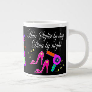 GRANDE TASSE LISTE DE CHEVEUX DIVA PERSONNALISÉ