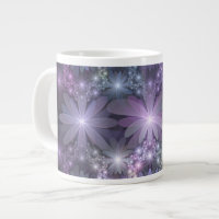 Lit de fleurs Art Fractal Abstrait tendance brilla