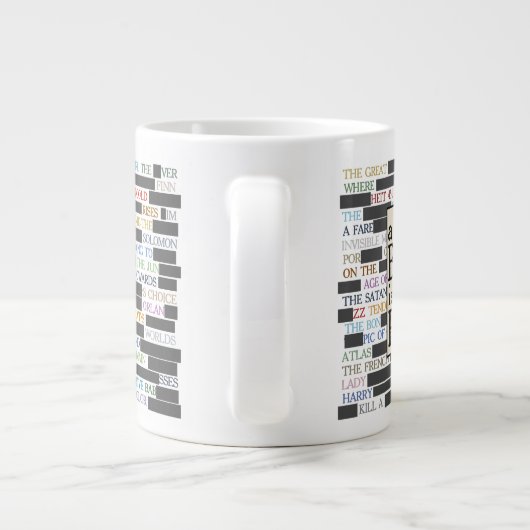 Grande Tasse Livres interdits | Lecture | (Dos)