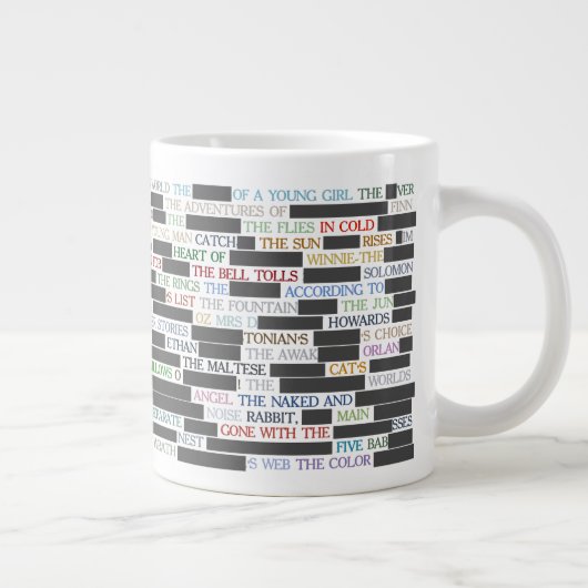 Grande Tasse Livres interdits | Lecture | (Droite)