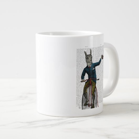 Grande Tasse Llama à vélo (Devant droit)