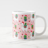 Grande Tasse Llamas et cactus Motif de Noël (Droite)