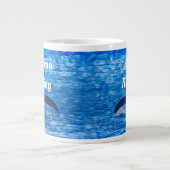Grande Tasse L'océan appelle I Must Go Whale Tail (Devant)