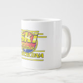 Grande Tasse logo Barcelone Espagne pour skier (Devant droit)